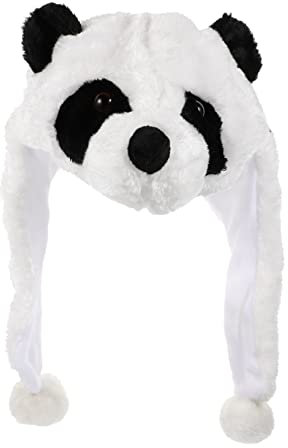 MUSISALY 1stück Kawaii Panda Für Winterfestivals Kuschelige Kopfbedeckung Mit Beweglichen Ohren Für Partys Und Cosplay Hält Warm Und Sorgt Für Einen Einzigartigen Look
