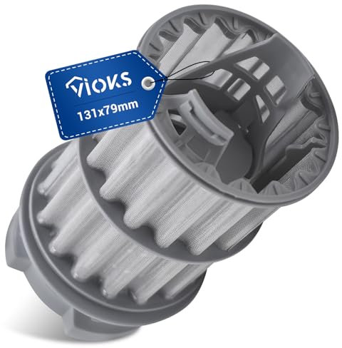 VIOKS Coarse Sieve + Micro Filter Replacement for Bosch Siеmens 00645038 645038 Dishwasher Sieve Set - Dirt Strainer + Fine Sieve for iQ300 Logixx PerfectDry Series 2 Series 4 Series 6 SuperSilence