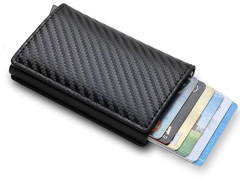 MEIION gipfelfreund Diebstahlsicheres Kartenetui Mini Geldbörse mit Münzfach und RFID-Schutz – Slim Wallet für Herren und Damen