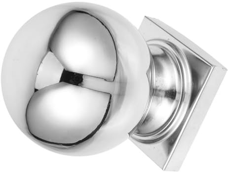 Abaodam Stainless Steel Zaunpfostenkappen Mit Quadratischem Sockel Dekorative Endstücke Für Garten Und Terrassenzäune Hohlkugeldesign Für Langlebige Nutzung Und Stilvolle Gestaltung