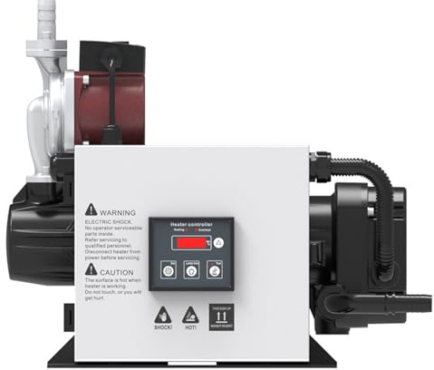 Quueparts Calentador de motor HWP90 compatible con SmartGen compatible con generadores diésel grandes de 50 a 75 L, motores diésel marinos de alta resistencia, equipo de minería de construcción