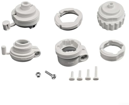 Thermostatventil-Adapter-Set, 6-teiliges Adapter-Set für RA für RAV für RAVL für HVAC Temperaturregelventilsystem