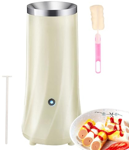Cocina eléctrica para rollos de huevo, máquina de calentamiento rápido para preparación de comidas de 60 W, máquina para hacer tubos de huevos para perritos calientes, cocina compacta para desayuno |