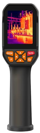 Luocute Mini Caméra D'imagerie Thermique, Caméra de Thermographie Infrarouge Portable avec Batterie 2600 MAh Stockage 8G WiFi USB Type C pour Ingénieurs électriciens Inspecteurs du