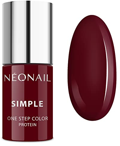 NÃ‰ONAIL Rot Xpress UV Nagellack 3In1 Simple One Step Color Protein Glamorous 8076-7, 7.2 ml