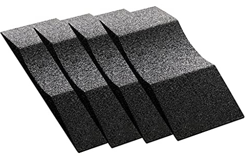 PROFIMAT® 4X Premium Reifenschoner 13-18 Zoll/bis 185er Breite | 60x20x6,5 cm | Gummigranulat – Reifenwiege schmal