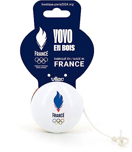 Vilac - Sonderedition für die Olympischen Spiele 2024 – Yoyo Nationalmannschaft von Frankreich – Offizielles Lizenzspielzeug – Spielzeug für Kinder ab 5 Jahren – einzigartiges Spielzeug – hergestellt