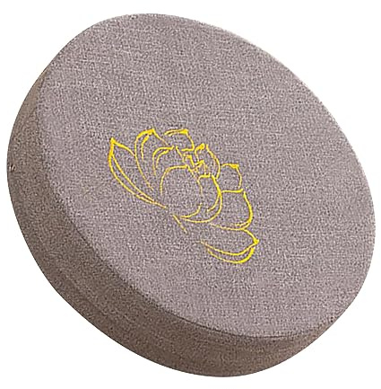 BEIJIALY Coussin de Méditation, Oreillers de Yoga, Coussin de Méditation Rond en Mousse Dure, Coton et Lin, Tapis de Sol Amovible et Lavable pour Balcon, Salon, Tatami(Gris)