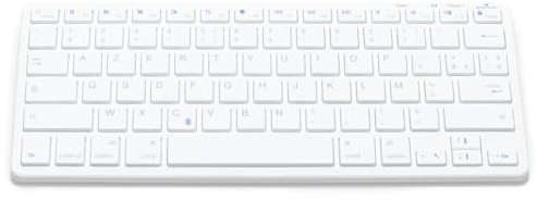 Bluestork - Mini Clavier Mac sans Fil Rechargeable USB-C - Clavier Ipad Bluetooth, Autonomie Longue durée, Compact, Léger, Silencieux - Mac, Mini, iMac, iPad Air 4/3, iPad Pro 12.9/11, Mini