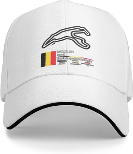 Casquette de Baseball Snapback Chapeau de Soleil Circuit de Spa-Francorchamps Records Casquette de Baseball Sac de Plage Casquettes de Baseball élégantes Chapeaux pour Femmes Hommes cadeau de Noël