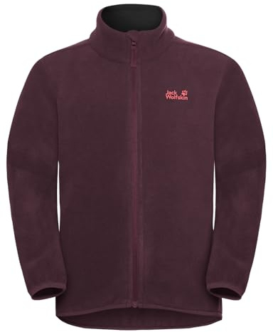 Jack Wolfskin Mädchen Vertigo Fleece Jkt, Amaranth, 116 EU