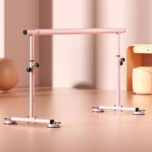 Mixtric Tanzstange Für Zuhause, Ballettstange Höhenverstellbar, Freistehende Bewegliche Professionelle Tanzstange, Für Trainingsgeräte Im Fitnessstudio,Rosa,200cm
