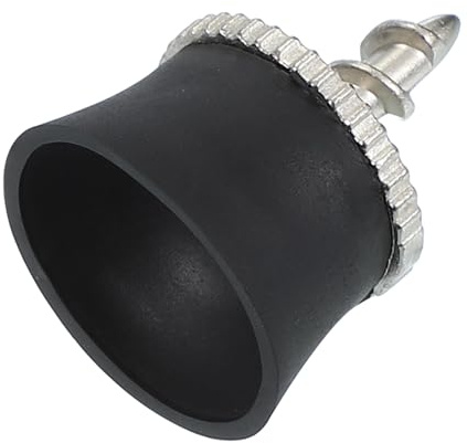 PATIKIL Golf Ball Retriever Grabber, Golf Ball Suction Cup Grabber Zinc Alloy Putter Grip Picker Upper Tool for Golfers Putter Swing Handle Accessories, Black