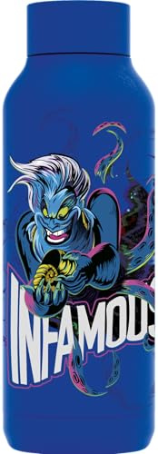 Quokka Villains Ursula - Borraccia termica in acciaio inox Solid Ultramarine 510 ml