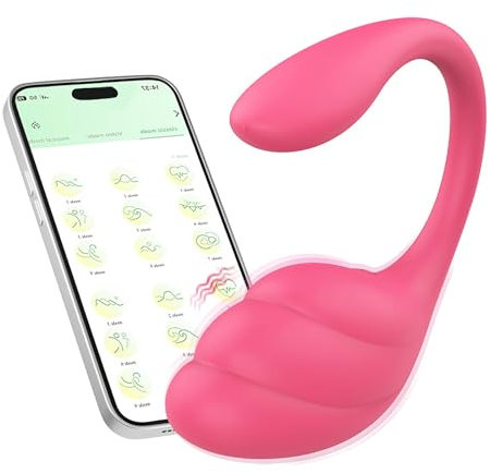 TDLPlus Vibration für Frauen mit APP Fernbedienung, G Punkt Klitoris Stimulator mit 9 Vibrationsmodi, Leise Vibro Ei Vibrierendes Ei Anal Vibratoren Sex Spielzeug Vibratorensets für Frauen Paare