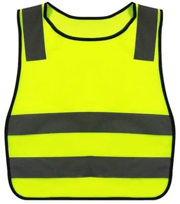 Gilet Di Sicurezza Gilet riflettente for bambini Gilet for visibilità di sicurezza for bambini Gilet di sicurezza for bambini Gilet da costruzione for ciclismo su sci Per Attività All'Aperto, Corsa, C