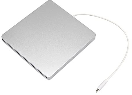 Fuhjythy Unidad de DVD y CD USB C, grabadora externa tipo C, grabadora de DVD/CD, compatible con Windows 8/7/Vista/OSX