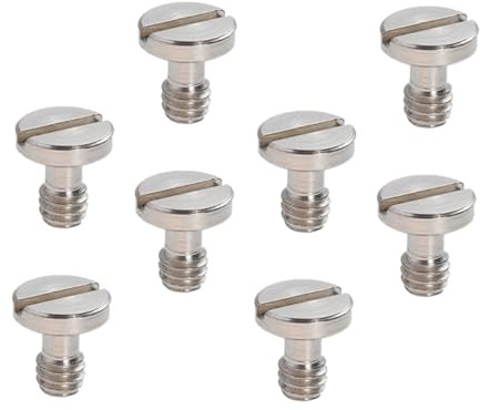 MERRYHAPY 8 pezzi Vite per Treppiede da Accessorio per Montaggio Rapido Fotocamera Stabile e per Appassionati di Fotografia