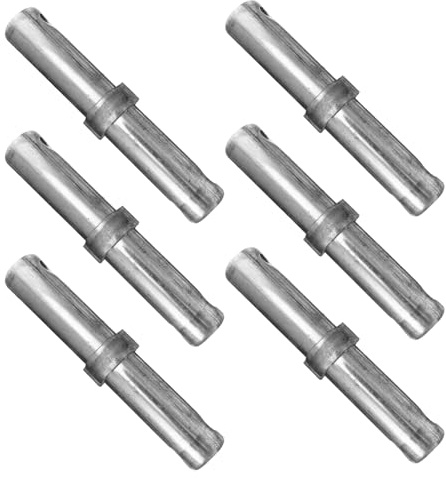 BAZEITFLOW 6pcs Coupling Locking Pins Scaffolding Joint Pin Scaffold Scaffold Spring Retainers Scaffolding Connector Coupler Parts and Accessories Coupler Silver