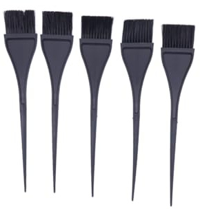 ULTECHNOVO 10 pièces Lot de Pinceaux Professionnels pour Teinture Cheveux Noir Applicateurs Durables pour Coloration et Soin Capillaire Usage Salon et Domicile
