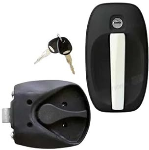 CR-MOESANCO Serratura 1122 completa cromata nera – porte camper