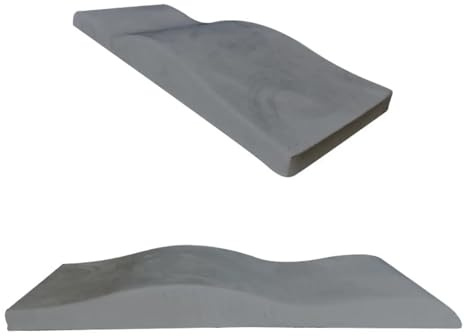 DKJAHSEK Matratze FüR SchöNheitssalons Gebogene Verlängerung Lash Topper Massage Tisch Wimpern Matratze Bett for Schönheit Salon(Grey Mattress)