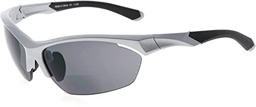 Eyekepper TR90 Unbreakable Sport Bifocal Sonnenbrillen Baseball Laufen Angeln Fahren Golf Softball Wandern halb-randlose Lesebrillen