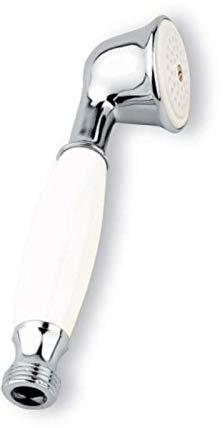 Doccetta Bianca In Ottone E Ceramica Stile Retrò Antico Violetta Dc 5000 Sphera