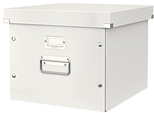 Leitz, Ablage- und Transportbox für Hängeregistratur, mit Deckel, A4, Click & Store weiß (Double)