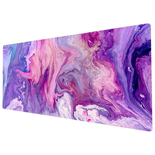 Whats On Your Wall.com Large (900 x 400 mm) Purple Rubber Gaming Mouse Pad