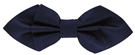 axy Kinderfliege Fliege Jungen Kinder Schleife bereits gebunden verstellbar 12 x 5 cm KFLI4 (Navy Blau)