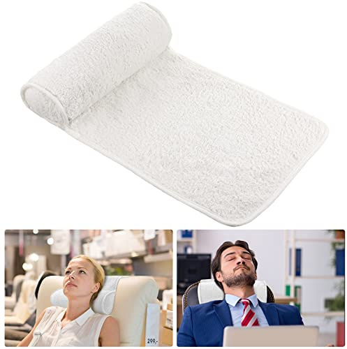 Weysat - Almohada de Cuello para Silla reclinable, Forro Polar Antideslizante, Ajustable, Soporte para el Cuello, Almohada reposacabezas para Viajes, hogar, Oficina, sillón reclinable, Beige