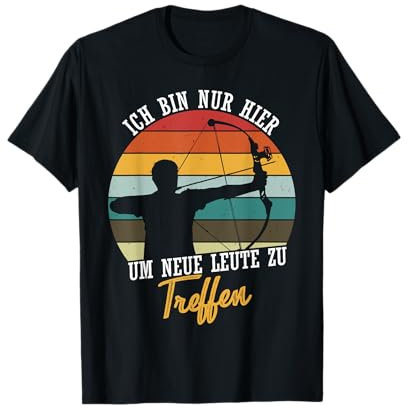 Bogenschießen Sportbogen Bogensport Bogensportler T-Shirt