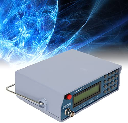 Generador de Señal de 0,5M a 470MHz, Generador de Señal RF Modulación de Audio Fuente de Señal Acondicionamiento Radio 800Hz para Inalámbricas de Comunicaciones