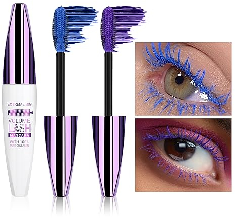 KYDA 5D Wimpern Mascara, Wasserfeste Wimperntusche für Länge und Volumen, bezaubernde Wimpern, nicht verschmierende Wimpern Mascara für Augen Makeup