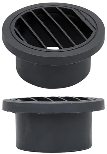 kingsea 2 Stück Standheizung Luftauslässe 75mm Auto Heizung Luftkanal Entlüftung Auslass Drehbare Luftauslass Standheizung Zubehör für Luftheizung Standheizung A/C Lüftungsschlitze