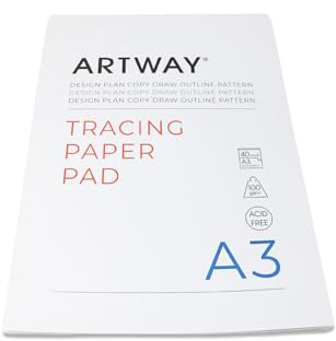 Artway Premium Transparentblock, A3, schwer, 100 g/m², 40 Blatt