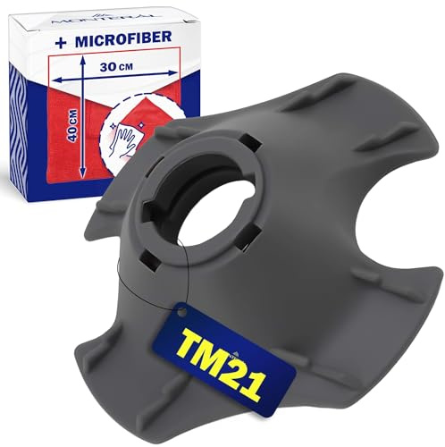 Ghiera Ciotola e Gruppo Coltelli per Vorwerk Bimby TM21 Robot da Cucina | Kit Comprende un Panno Microfibra - Garanzia di 10 Anni - MONTERAL