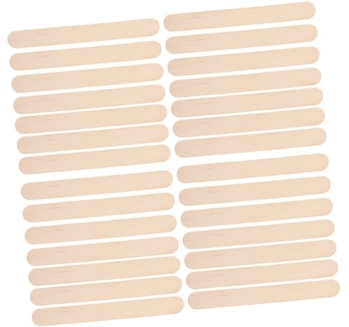 SEWACC 100stücke Holzeisstiele Für Eis Leere Sticks Popsicle Herstellung Sticks Leere Diy Holz Zum Basteln Und Malen