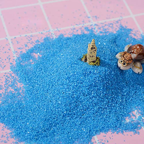 Blau Ozean Sand Aquarium Kies Fisch Für Poliertes Glas Sand Für Wohnkultur Epoxidharz Form Füllungen Ornamen