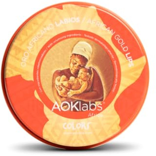 AOKlabs - Oro Africano Labios 50ml | VOLUMINIZA E HIDRATA | Manteca de Karité y Semillas de Sésamo | ALISA ARRUGAS LABIALES Y NASOLABIALES | sin alcohol ni conservantes | 100% NATURAL