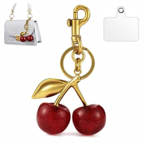 Wei Tech Porte-clés scintillant - Perles scintillantes - Jolies couleurs - Pendentif de téléphone portable pour smartphones, sacs et accessoires - Gadget de décoration élégant, taille unique, Simili