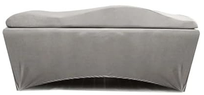 YXADGML Cojin Masajeador Colchón de Espuma viscoelástica con Topper Curvo for Camas Curvas(Light Gray)