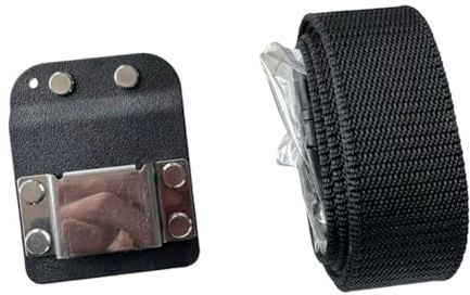 FACAIIO Drill Belt Clip Holder for Impact Drivers and Tools, Fits Up to 2 Inches Wide Belts, for Made of Nylon and Stainless Steel, Black