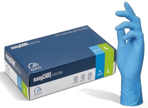 Generico 200 Guanti Blu in Nitrile ULTRASOFT, Guanti Monouso Professionali, Senza Lattice e Polvere, Uso Medico, Alimentare, Industriale, Microruvidi, Resistenti e Confortevoli, Taglia L