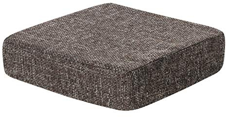 Schwar Textilien ® | Orthopädische Sitzerhöhung | Grobgewebt | 40x40x10 cm | Braun