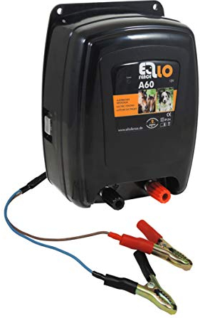 Eider Weidezaungerät/Elektrozaungerät A60-12 Volt, für die Mobile Pferdeweide, Schutz vor Kleinwild