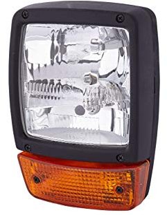 HELLA 1SA 996 120-471 Faro principal - 12V - montaje exterior - Color de tulipa: amarillo - Conector: AMP - Delante, izquierda/Delante, derecha