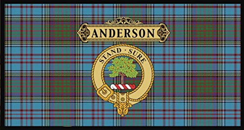 Tapis de bar écossais avec motif clan écossais Anderson