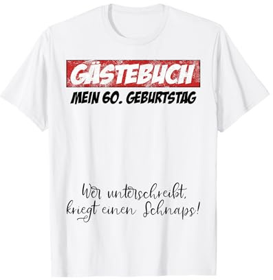 60. Geburtstag Mann Frau 60 Jahre Deko 1966 Lustig Geschenk T-Shirt